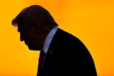 EAST RUTHERFORD, NEW JERSEY - JULY 13: U.S. President Donald Trump looks on following Chelsea FC victory during the FIFA Club World Cup 2025 Final match between Chelsea FC and Paris Saint-Germain at MetLife Stadium on July 13, 2025 in East Rutherford, New Jersey.