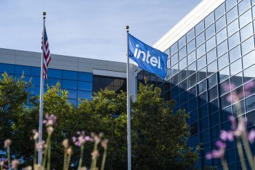 Intel headquarters and fab imagery symbolizing $2.9B Q2 loss, headcount cut to ~75k, and canceled Germany/Poland semiconductor plants.The Robert Noyce Building in Santa Clara, California, is the headquarters for the Intel Corporation. (Credit: Intel Corporation)