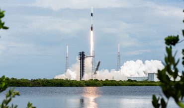 A SpaceX Falcon 9 rocket carrying the company's Dragon spacecraft is launched on NASA’s SpaceX Crew-9 mission to the International Space Station with NASA astronaut Nick Hague and Roscosmos cosmonaut Aleksandr Gorbunov onboard, Saturday, Sept. 28, 2024, from Cape Canaveral Space Force Station in Florida. NASA’s SpaceX Crew-9 mission is the ninth crew rotation mission of the SpaceX Dragon spacecraft and Falcon 9 rocket to the International Space Station as part of the agency’s Commercial Crew Program. Hague and Gorbunov launched at 1:17 p.m. EDT from Space Launch Complex 40 at the Cape Canaveral Space Force Station to begin a six month mission aboard the orbital outpost.