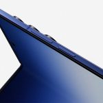 Foldable Samsung Galaxy Fold 7 featuring crease-free Samsung Display technology on a premium Apple device screen.