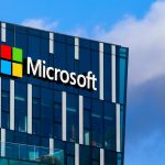 Haifa,Israel - July 22,2022: Microsoft logo on facade of office building on campus of Haifa Israel matam, located at southern entrance to Haifa, is largest and oldest dedicated hi-tech park in Israel
