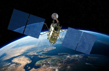 Filtronic facility with satellite dishes and SpaceX logo symbolizing UK firm’s record contract for RF communication amplifiers