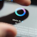 Illustration of Meta AI chatbot initiating a friendly message on a smartphone screen, symbolizing proactive engagement across social platforms.