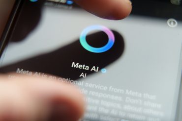 Illustration of Meta AI chatbot initiating a friendly message on a smartphone screen, symbolizing proactive engagement across social platforms.