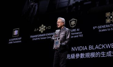 NVIDIA CEO Jensen Huang Presents the GB200 Blackwell Superchip