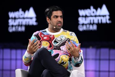 Sachin Dev Duggal, Founder & Chief Wizard, Builder.ai / Qatar / Photo By Stephen McCarthy / Sportsfile for Web Summit Qatar via Getty Images