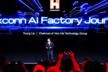 Young Liu, chairman of Hon Hai Precision Industry Co., during the Computex conference in Taipei, Taiwan, on Tuesday, May 20, 2025. Computex kicked off Monday in Taipei, and as in years past will draw industry chieftains from Liu and Nvidia Corp.'s Jensen Huang to Qualcomm Inc.'s Cristiano Amon, which makes the bulk of the world's iPhones and Nvidia servers.
