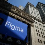Figma IPO debut chart showing stock tripling on opening day to $68B value