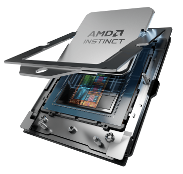 AMD Instinct MI300A Socket Half Delidded