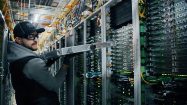 Amazon Web Services (AWS) Data Center Server Racks