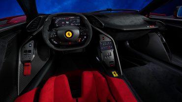 Ferrari F80 Supercar Luxurious Red & Black Interior