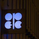 A logo outside the headquarters of the Organization of the Petroleum Exporting Countries (OPEC) in Vienna, Austria, on Wednesday, July 5, 2023. Oil rose as traders weighed Saudi Arabian and Russian production cuts after a slew of low-volume trading sessions. Photographer: Andrey Rudakov/Bloomberg via Getty Images