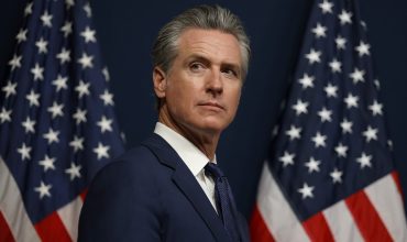 California Governor Gavin Newsom signing landmark AI safety legislation into law