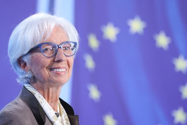 Christine Lagarde at press conference — ECB President confirms rate hold decision.