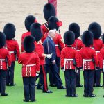 President Donald Trump inspects the troops during the State visit by the President of the United States of America at Windsor Castle on September 17, 2025 in Windsor, England / Photo by Chris Jackson / Getty Images