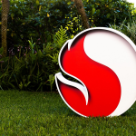 Qualcomm logo at Snapdragon Summit 2025