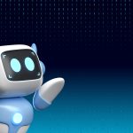 AI customer support agent illustration balancing automation and human oversight