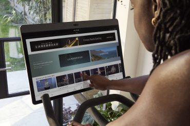 Peloton Bike+ with AI-powered swivel screen for cross training workouts