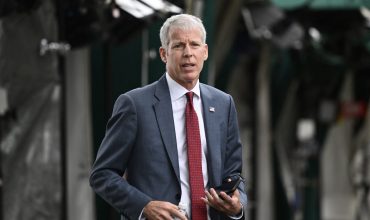 US Energy Secretary Chris Wright walks outside of the West Wing of the White House