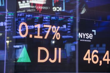 Stock market information at the New York Stock Exchange (NYSE)