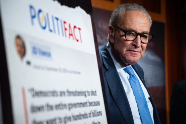 Senate Minority Leader Chuck Schumer, a Democrat from New York
