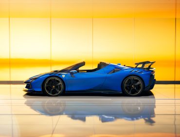 Ferrari Purosangue, the brand’s first SUV, combines elevated ride architecture with a V12 powertrain and advanced hybrid components.