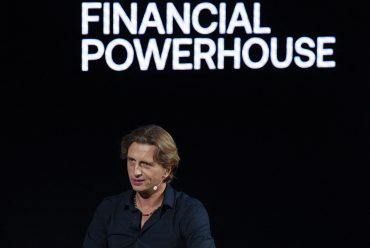 Nikolay Storonsky, CEO of Revolut, speaks at the opening of the bank’s new global headquarters in London’s Canary Wharf financial district in September 2025.