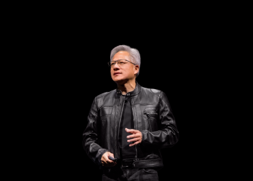 Nvidia CEO Jensen Huang presents new Blackwell GPU architecture during a keynote, highlighting the company’s AI infrastructure roadmap.