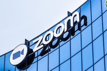Headquarters of Zoom Video Communications with the company logo displayed on the building facade in San Jose, California as company reports Q3