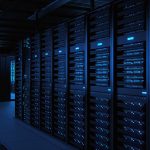 Dycom Industries workers install telecommunications and electrical infrastructure at a data center construction site.