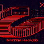 Red critical system error warning popup indicating a potential cybersecurity breach as SitusAMC reports data breach