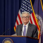 Jerome Powell, chairman of the US Federal Reserve, during a news conference following a Federal Open Market Committee (FOMC) meeting in Washington, DC, US, on Wednesday, Dec. 10, 2025. Federal Reserve officials delivered a third consecutive interest-rate reduction and maintained their outlook for just one cut in 2026.