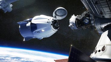 SpaceX Crew Dragon docking with the International Space Station as SpaceX acquires xAI in a $1.25 trillion convergence.