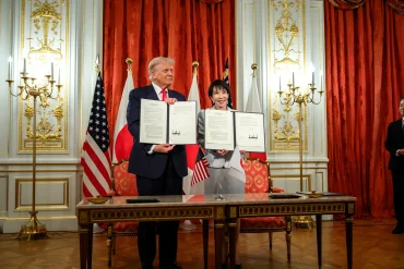 US Japan relations as Donald Trump meets Sanae Takaichi at the October 2025 Tokyo summit formalising US Japan investment, energy and security cooperation