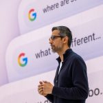 Sundar Pichai, CEO of Google, speaking at a public event, as Alphabet’s business spans Google Cloud growth, advertising revenue and artificial intelligence investment driving AI infrastructure and earnings performance