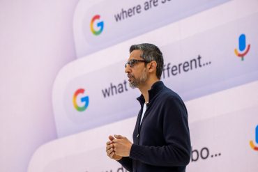 Sundar Pichai, CEO of Google, speaking at a public event, as Alphabet’s business spans Google Cloud growth, advertising revenue and artificial intelligence investment driving AI infrastructure and earnings performance