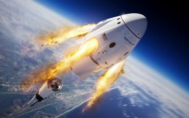 SpaceX IPO filing illustrated by Falcon 9 and Crew Dragon during NASA Commercial Crew Program test as SpaceX targets a $1.75 trillion IPO valuation, the largest IPO in history, ahead of a public listing, SEC filing, stock debut and market debut driven by Starlink business