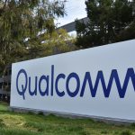Qualcomm logo representing Qualcomm Q1 2026 earnings, revenue growth across automotive and IoT segments and expanding artificial intelligence strategy in data center and semiconductor markets
