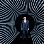 Donald Trump, US President, as administration officials consider frontier AI oversight and AI policy shift, highlighting AI regulation, government AI review, and national security risks from advanced artificial intelligence systems