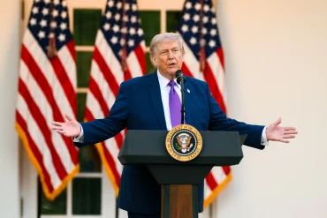 U.S. President Donald Trump amid the administration’s push to preserve CFTC authority over prediction markets and financial event contracts.