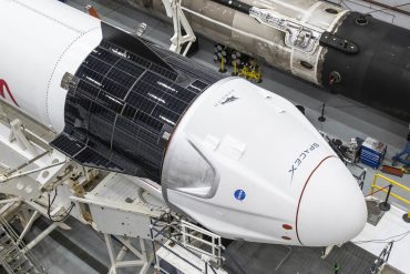 SpaceX Dragon spacecraft and cargo capsule, a key component of the company’s commercial space operations supporting its broader IPO and infrastructure strategy.