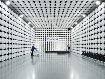 Nokia campus in Oulu representing AI infrastructure, network technology, telecommunications research and Nokia's innovation strategy.
