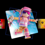 Roblox gaming platform characters and virtual world avatars representing user growth, digital experiences, online gaming ecosystem and global player community