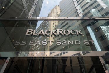 BlackRock office during BlackRock earnings as Q2 results, assets under management, record inflows, iShares ETFs, Aladdin platform, and asset management drove growth.
