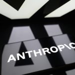 Anthropic logo on a smartphone illustrating the Anthropic export ban, Claude Fable 5, Mythos 5, AI governance, export controls, AI regulation, Frontier AI and Commerce Department oversight.