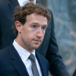 Mark Zuckerberg leaving court during a Meta legal case, illustrating ongoing regulatory scrutiny as Meta faces the New Mexico child safety lawsuit and a $567 million youth abatement order over Instagram and Facebook safety measures.