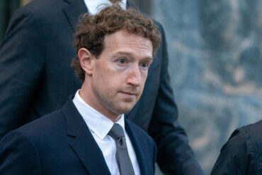 Mark Zuckerberg leaving court during a Meta legal case, illustrating ongoing regulatory scrutiny as Meta faces the New Mexico child safety lawsuit and a $567 million youth abatement order over Instagram and Facebook safety measures.