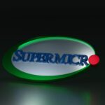 Supermicro logo representing the AI server and data center hardware company as fourth-quarter profit beats expectations amid rapid revenue growth and ongoing export-control scrutiny