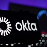 Okta logo representing the identity security company as Okta Q2 earnings show accelerating backlog, stronger profit growth and an expanding AI agent security business