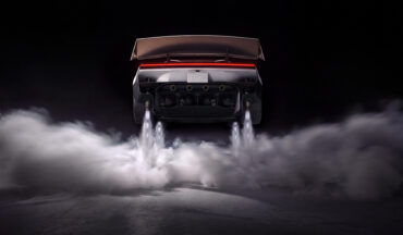 Tesla Roadster airborne during its thruster demonstration, showcasing SpaceX-inspired engineering, extreme acceleration and Tesla’s 2028 performance car ambitions